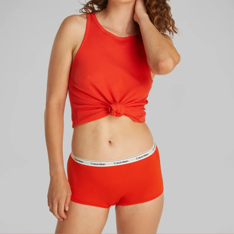 Calvin Klein ICON LOGO Hipster Panty Womens Shorts Molten sold by Shuperb