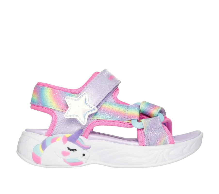 Skechers 303107N/LVMT UNICORN DREAMS SANDAL - DREAMY Girls Sandals Lavender Multi sold by Shuperb