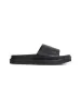 Calvin Klein FLAT MOLDED SLIDE Mens Triple Black sold by Shuperb