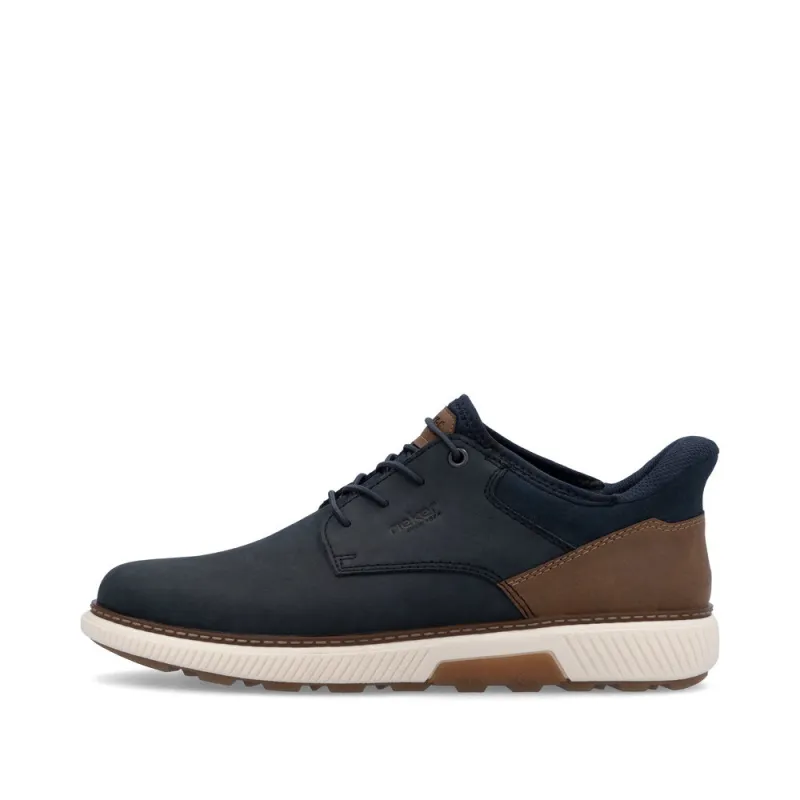 Rieker B3357-14 Mens Shoes Blue sold by Shuperb