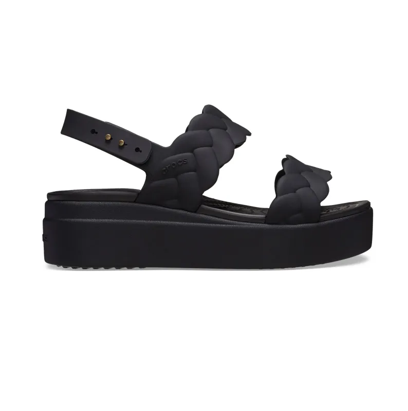 209977-060 BROOKLYN WOVEN UPPER LOW Womens Sandals Black sold by Shuperb
