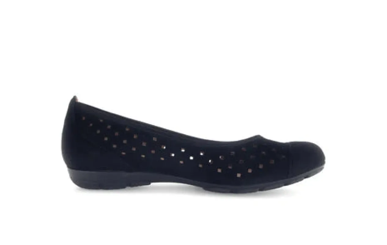 Gabor RUFFLE Womens Shoes Black sold by Shuperb