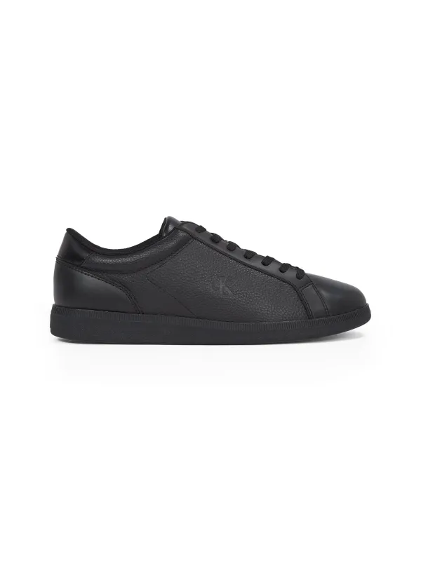 Calvin Klein LOW PROFILE CUPSOLE Mens Trainers Triple Black sold by Shuperb