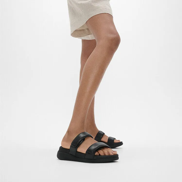 FitFlop F-MODE GO Womens Slides All Black sold by Shuperb