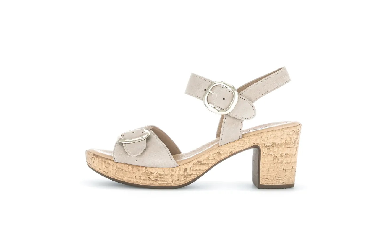 Gabor FANTASTICA Womens Sandals Oak Suede sold by Shuperb