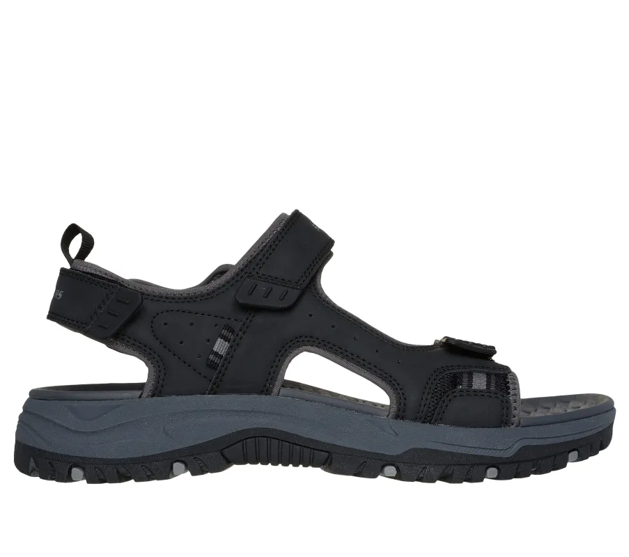Skechers 205139/BLK PREWITT - RIGDON Mens Sandals Black made by Skechers