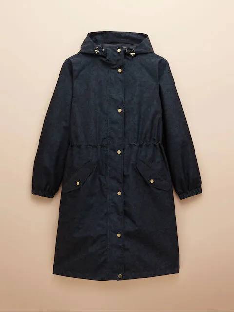 Joules HOLKHAM Womens Raincoat Navy Paisley sold by Shuperb product image thumbnail 5