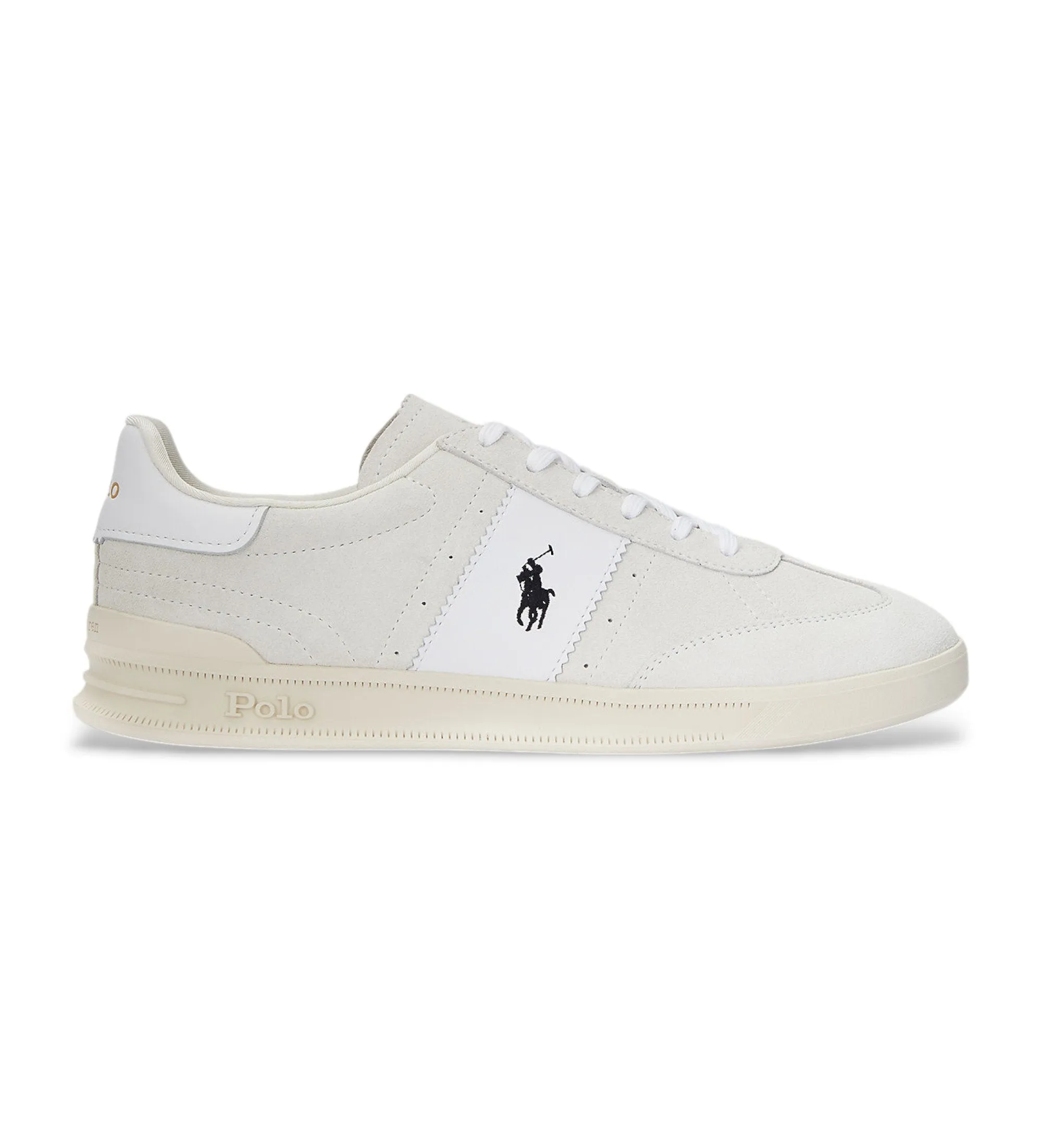 Polo Ralph Lauren HERITAGE AERA Mens Trainers Bianco/White sold by Shuperb