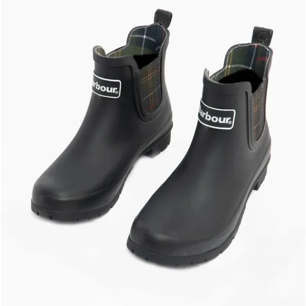 Barbour KINGHAM Womens Rubber Ankle Wellington Boots Black sold by Shuperb product image thumbnail 2