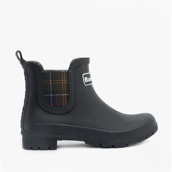 Barbour KINGHAM Womens Rubber Ankle Wellington Boots Black sold by Shuperb