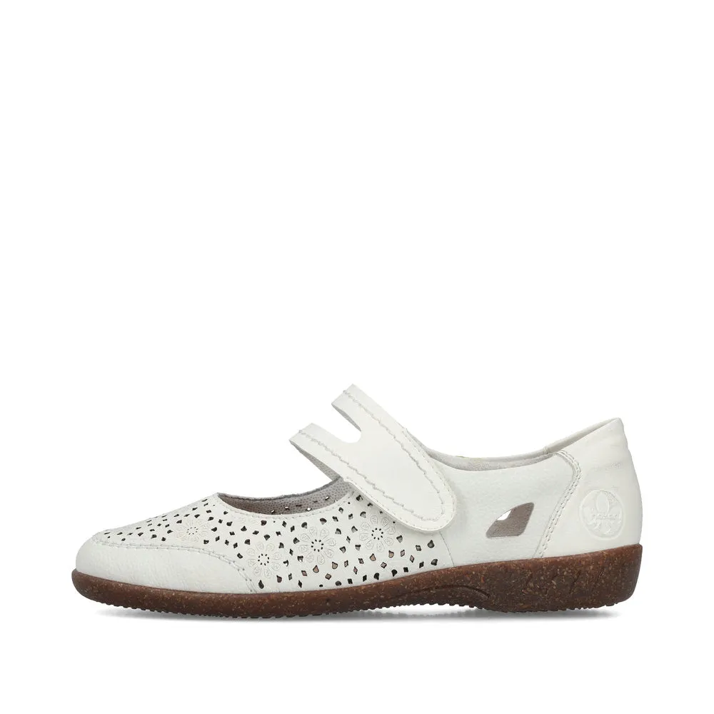 Rieker 47675-80 Womens Shoes White sold by Shuperb