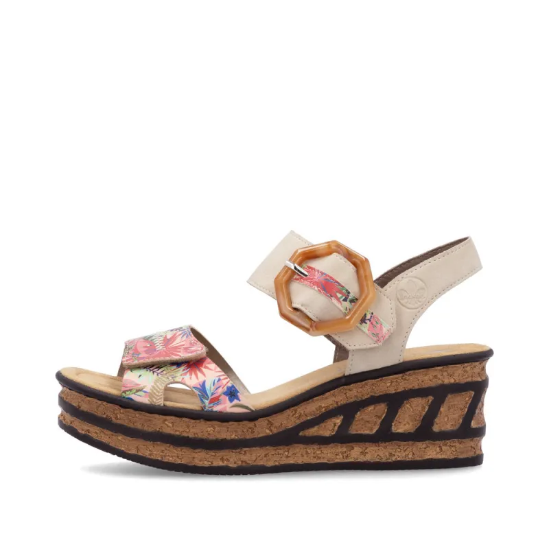 Rieker 68176-91 Womens Sandals Multi sold by Shuperb