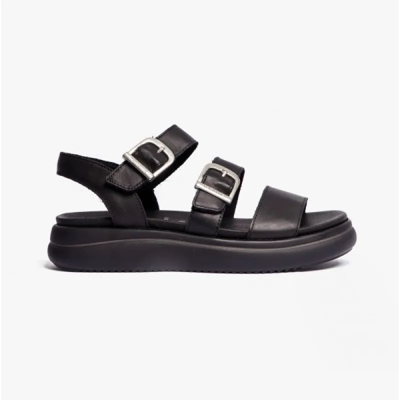 DONATELLA Ladies Sandals Black made by Shuperb