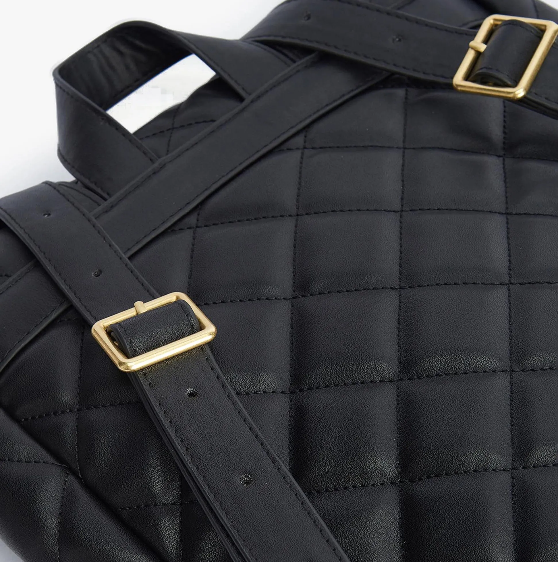 Barbour QUILTED HOXTON Womens Backpack Black sold by Shuperb product image thumbnail 5