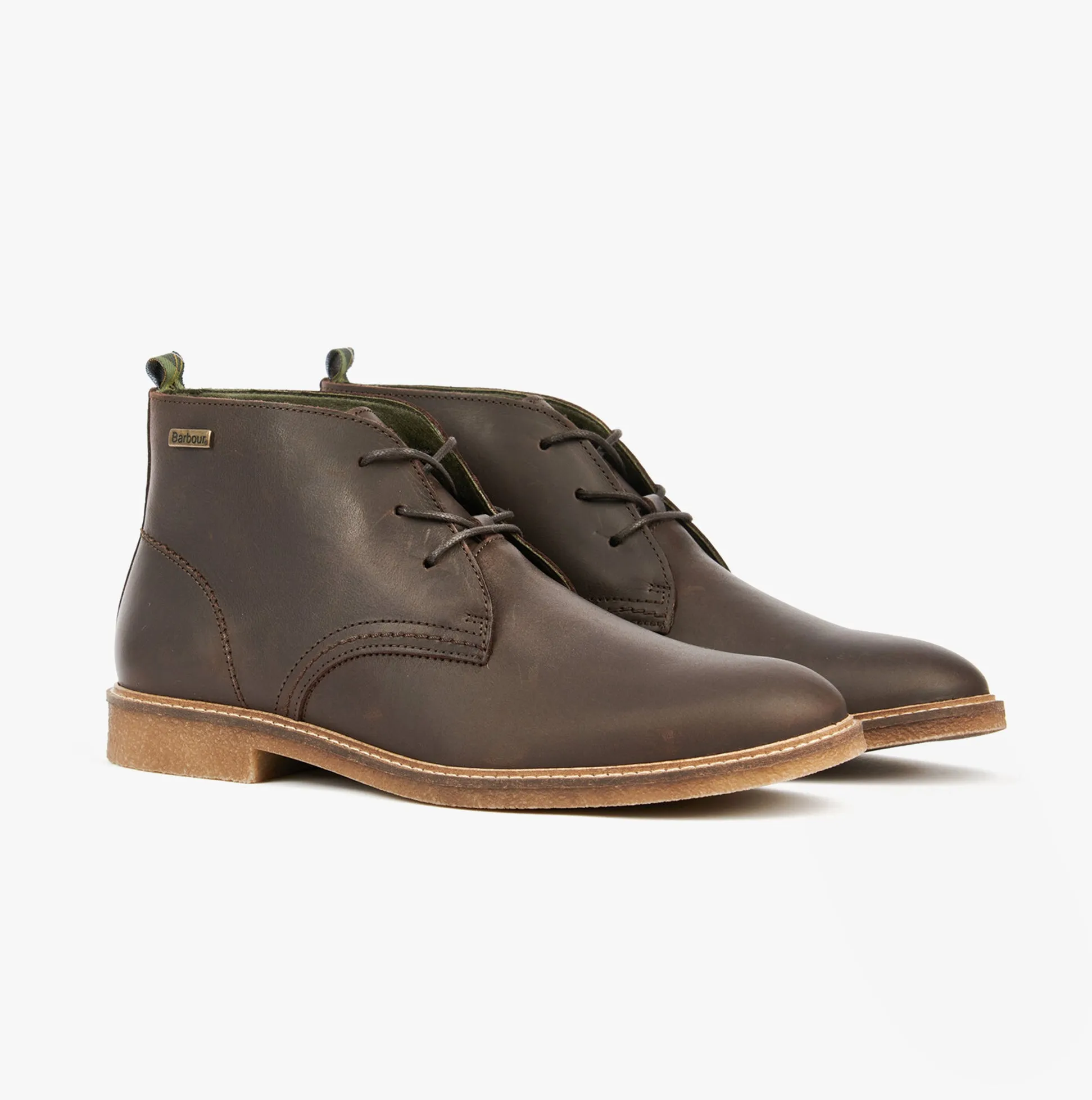 Barbour SONORAN Mens Desert Boots Brown sold by Shuperb