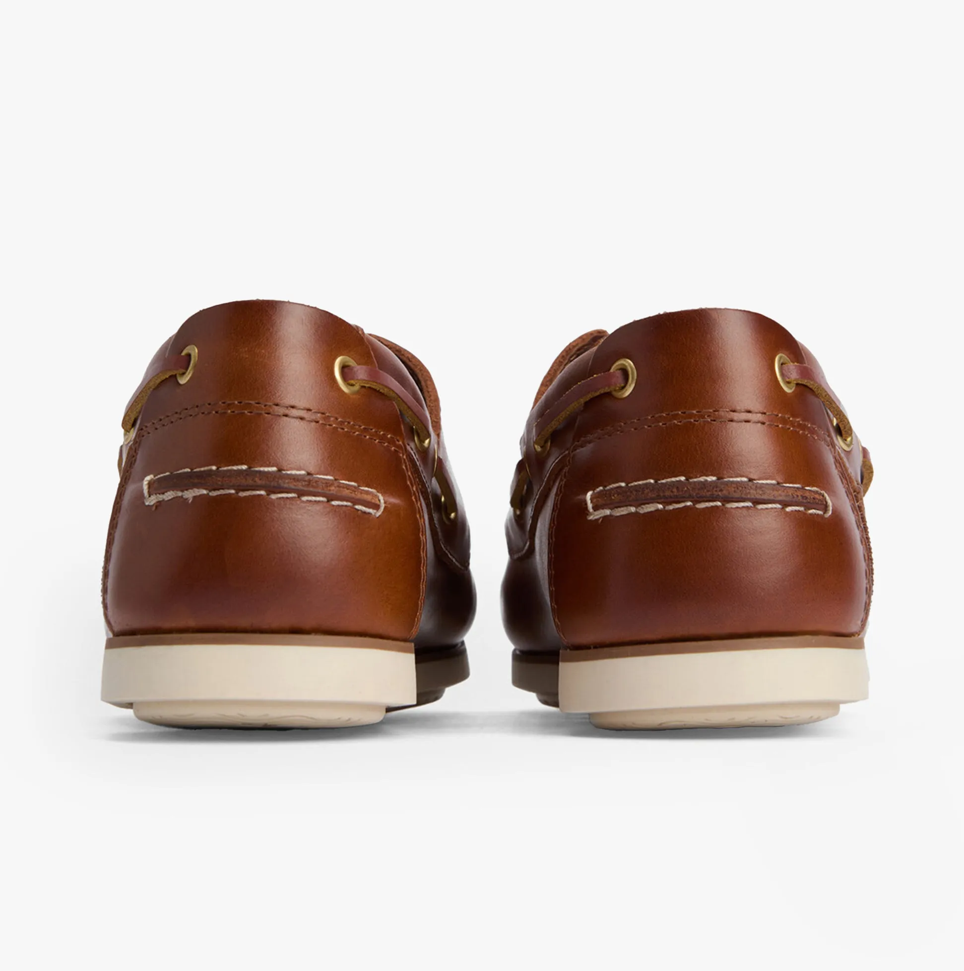 Barbour WAKE Mens Boat Shoes Cognac sold by Shuperb product image thumbnail 4