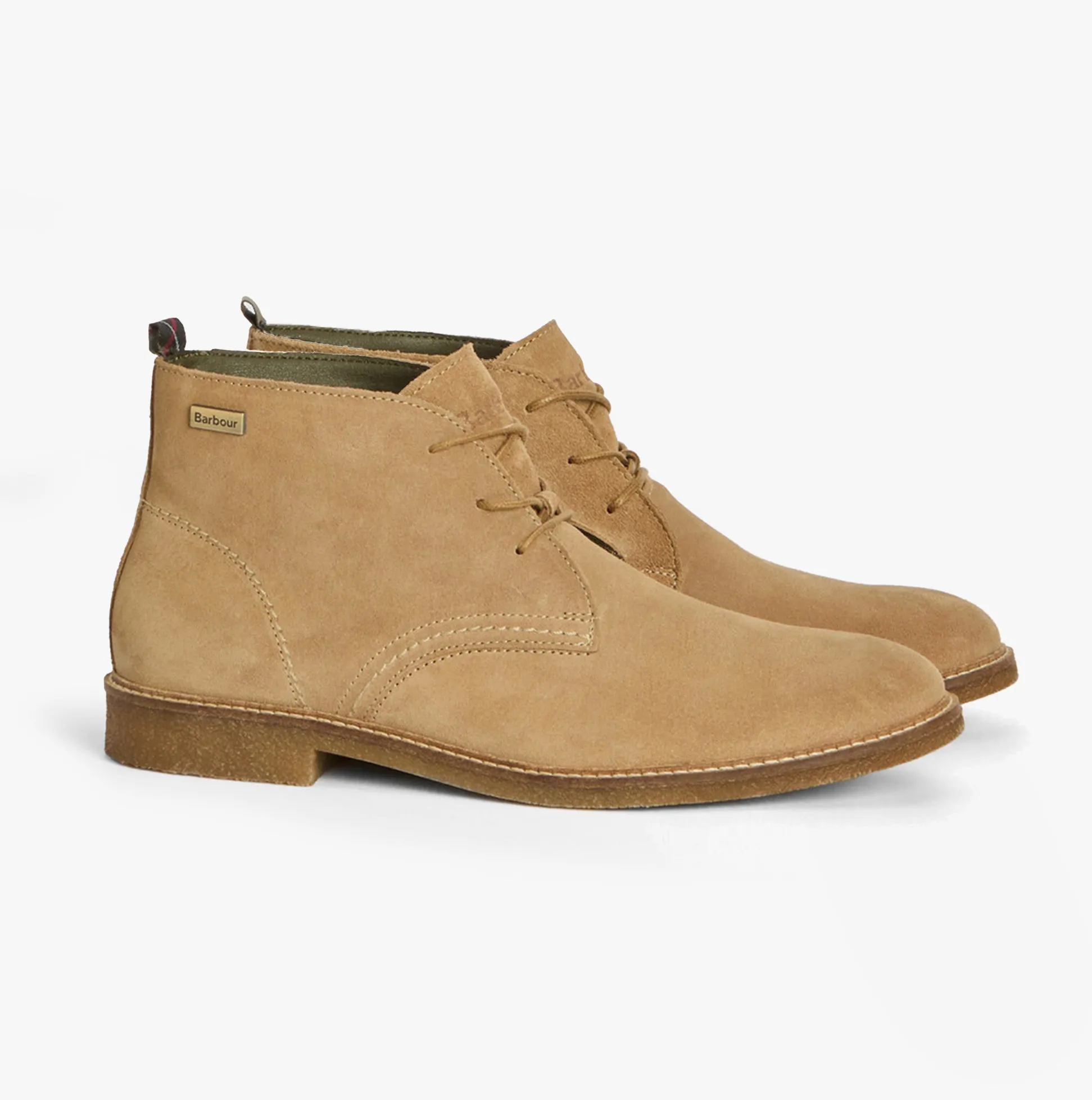Barbour SONORAN Mens Desert Boots Taupe Suede sold by Shuperb product image thumbnail 2
