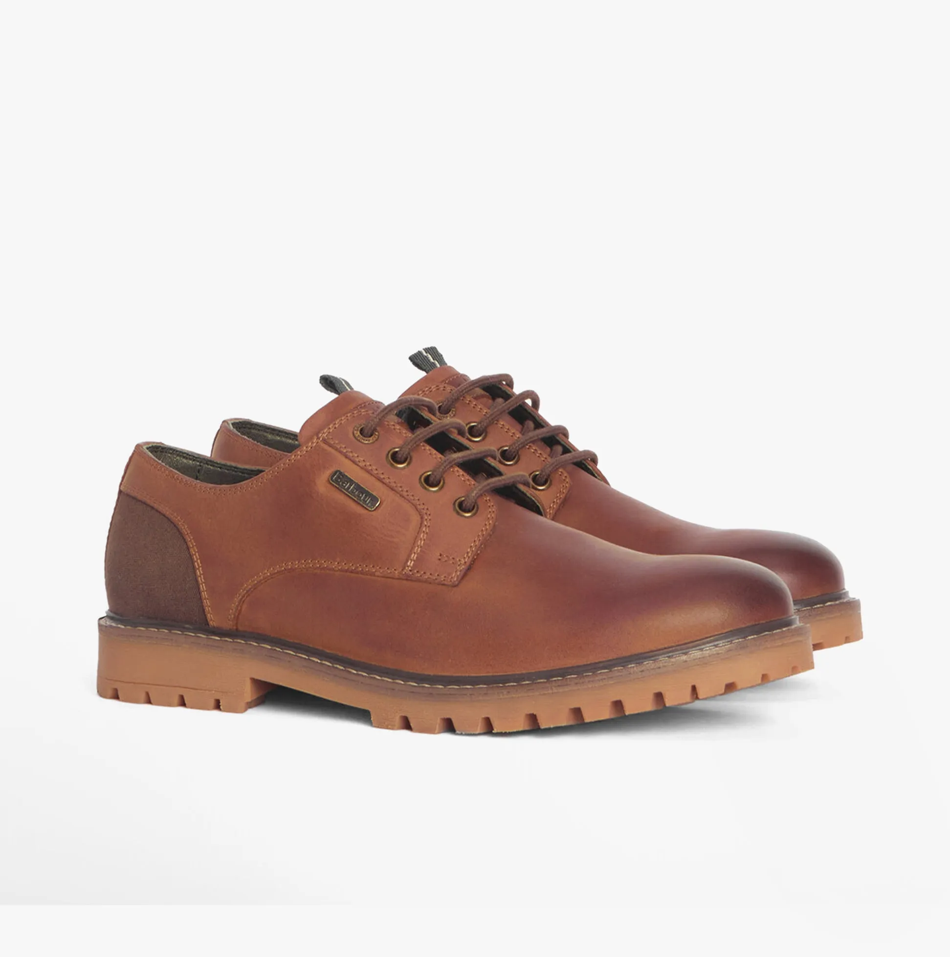 Barbour SANDSTONE Mens Derby Shoes Cognac sold by Shuperb product image thumbnail 2