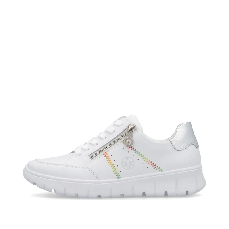 Rieker N1313-80 Womens Shoes White sold by Shuperb