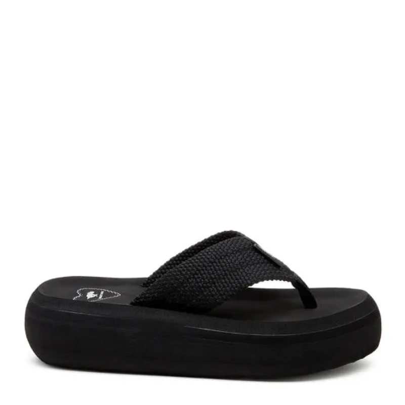 Rocket Dog SANDY WEBBING Womens Sandals Black sold by Shuperb