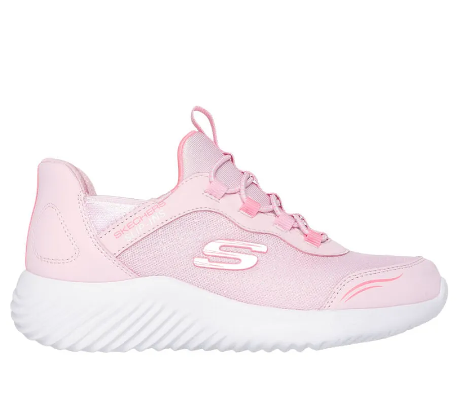 Skechers BOUNDER - SIMPLE CUTE Girls Trainers Light Pink sold by Shuperb