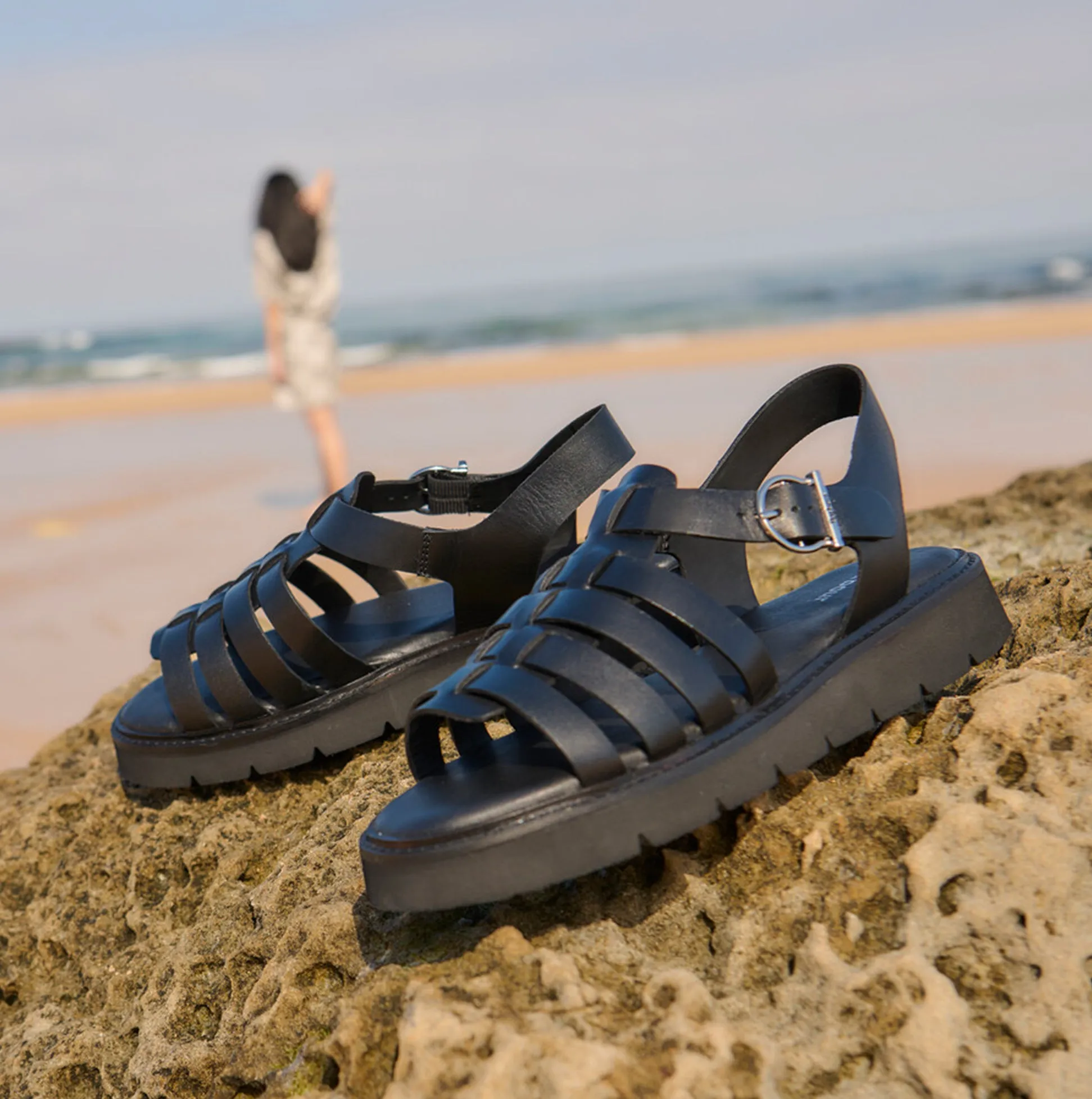 Barbour OTTERBURN Womens Fisherman Sandals Black sold by Shuperb product image thumbnail 2