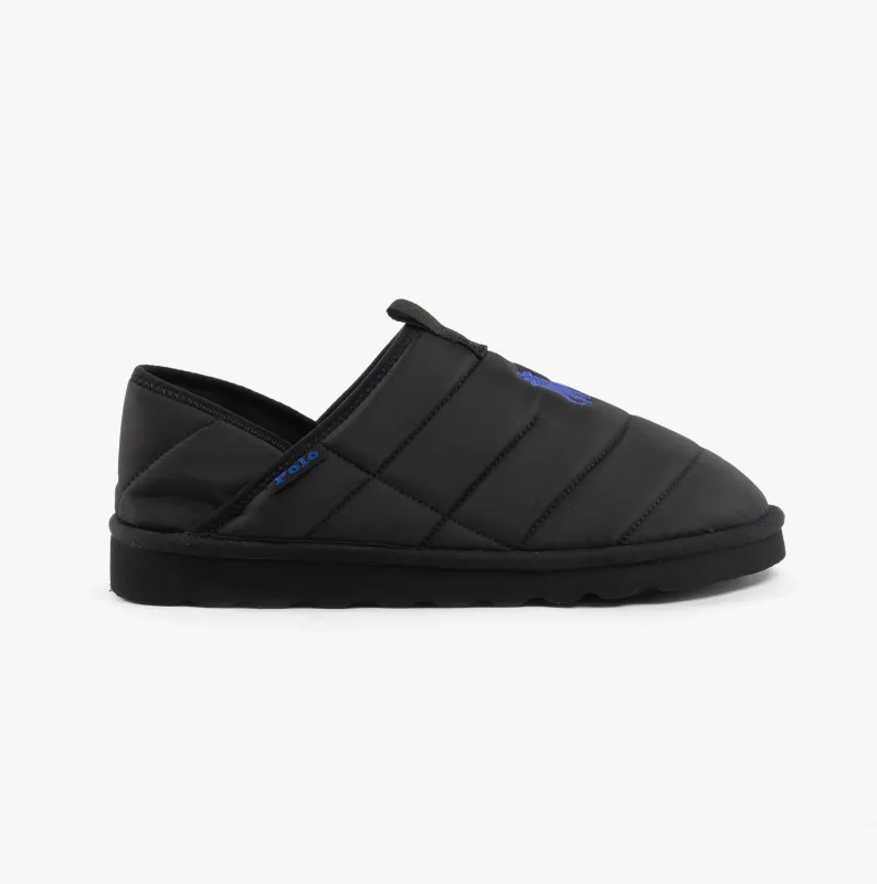 Polo Ralph Lauren EVERETT Mens Slippers Black Rc Nylon/Royal made by Shuperb