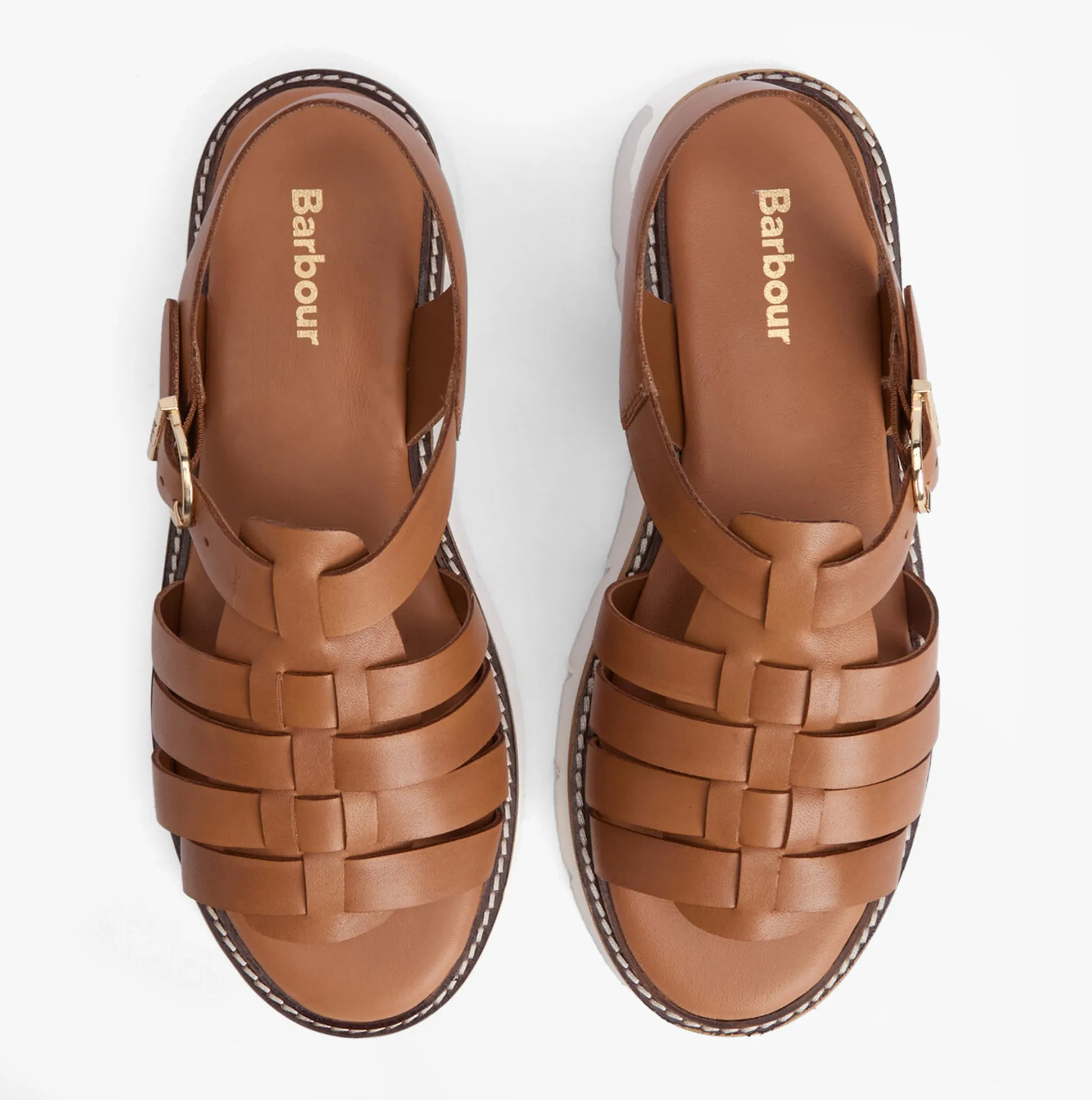 Barbour OTTERBURN Womens Fisherman Sandals Tan sold by Shuperb product image thumbnail 3