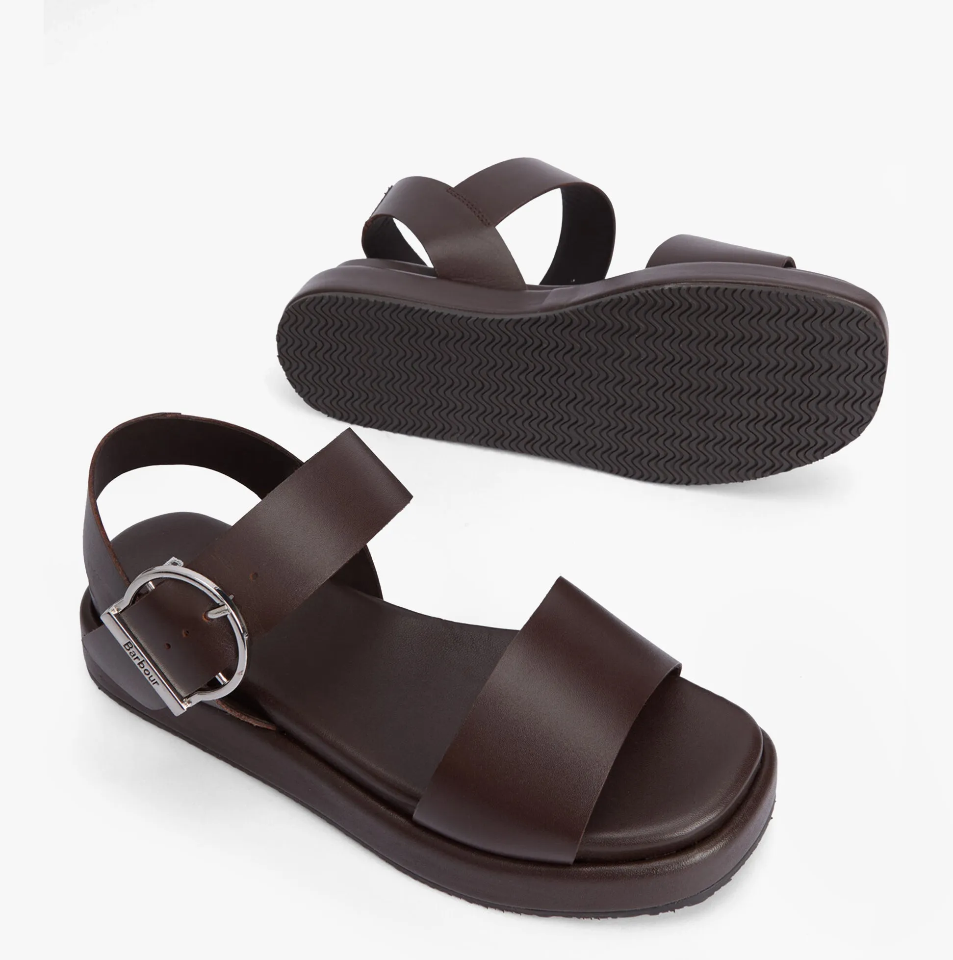 Barbour ERIN Womens Sandals Dark Brown sold by Shuperb product image thumbnail 3