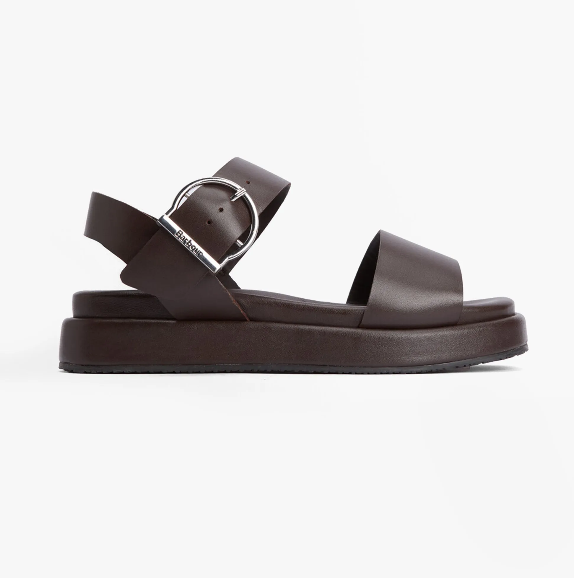 Barbour ERIN Womens Sandals Dark Brown sold by Shuperb