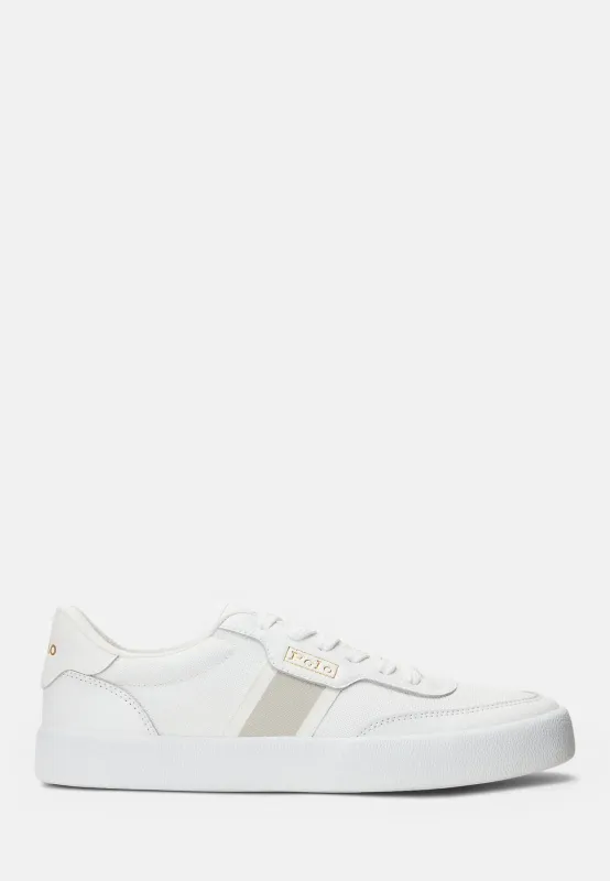 Polo Ralph Lauren COURT VLC Mens Trainers Bianco sold by Shuperb