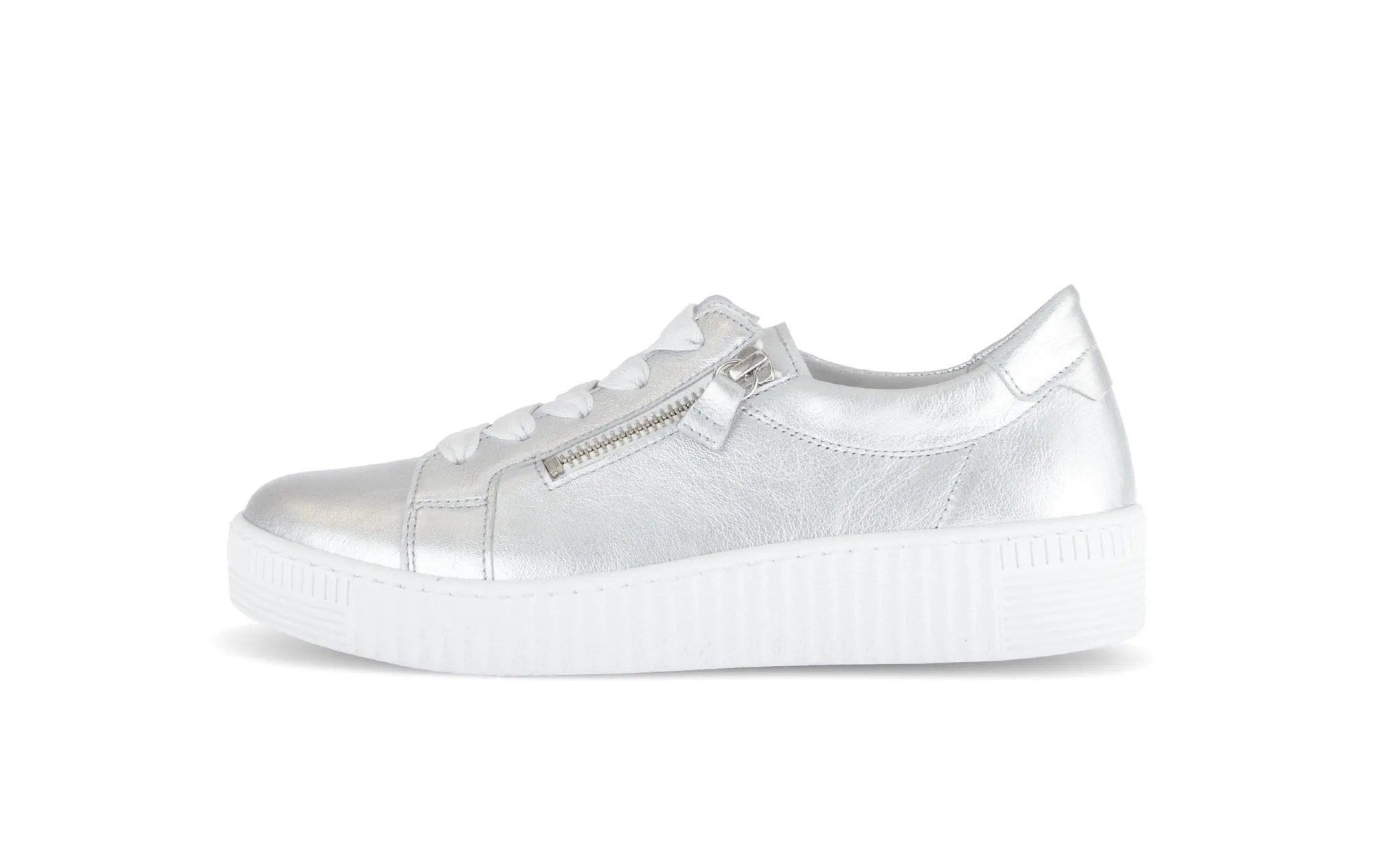 Gabor WISDOM Womens Trainers Silver sold by Shuperb