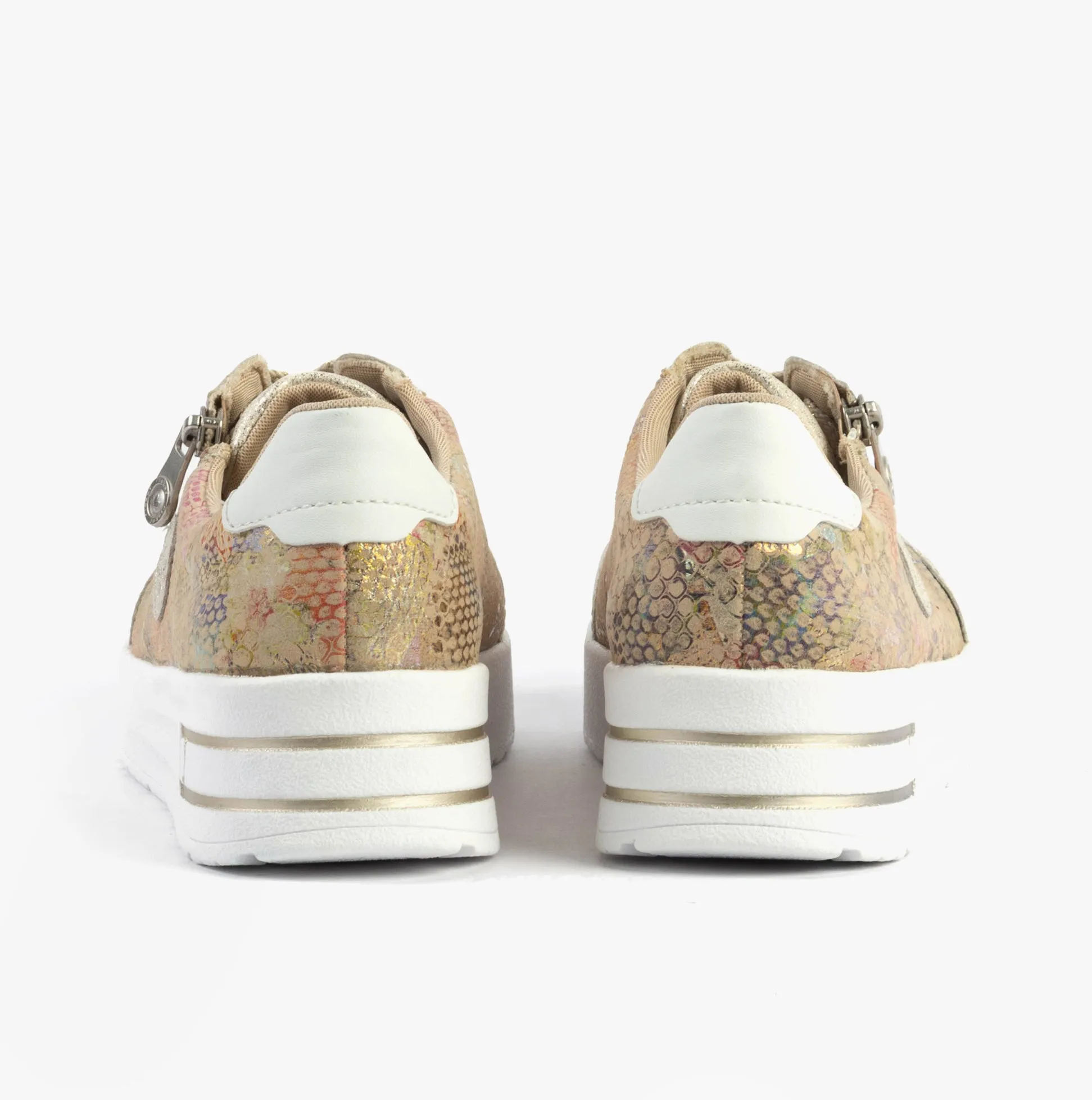 Rieker N8103-60 Womens Shoes Beige Combination sold by Shuperb product image thumbnail 5