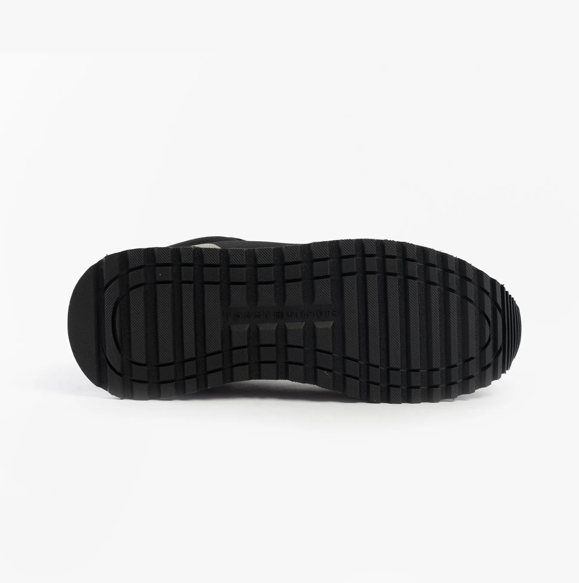 Tommy Hilfiger SUEDE LOGO Mens Trainers Black sold by Shuperb product image thumbnail 4