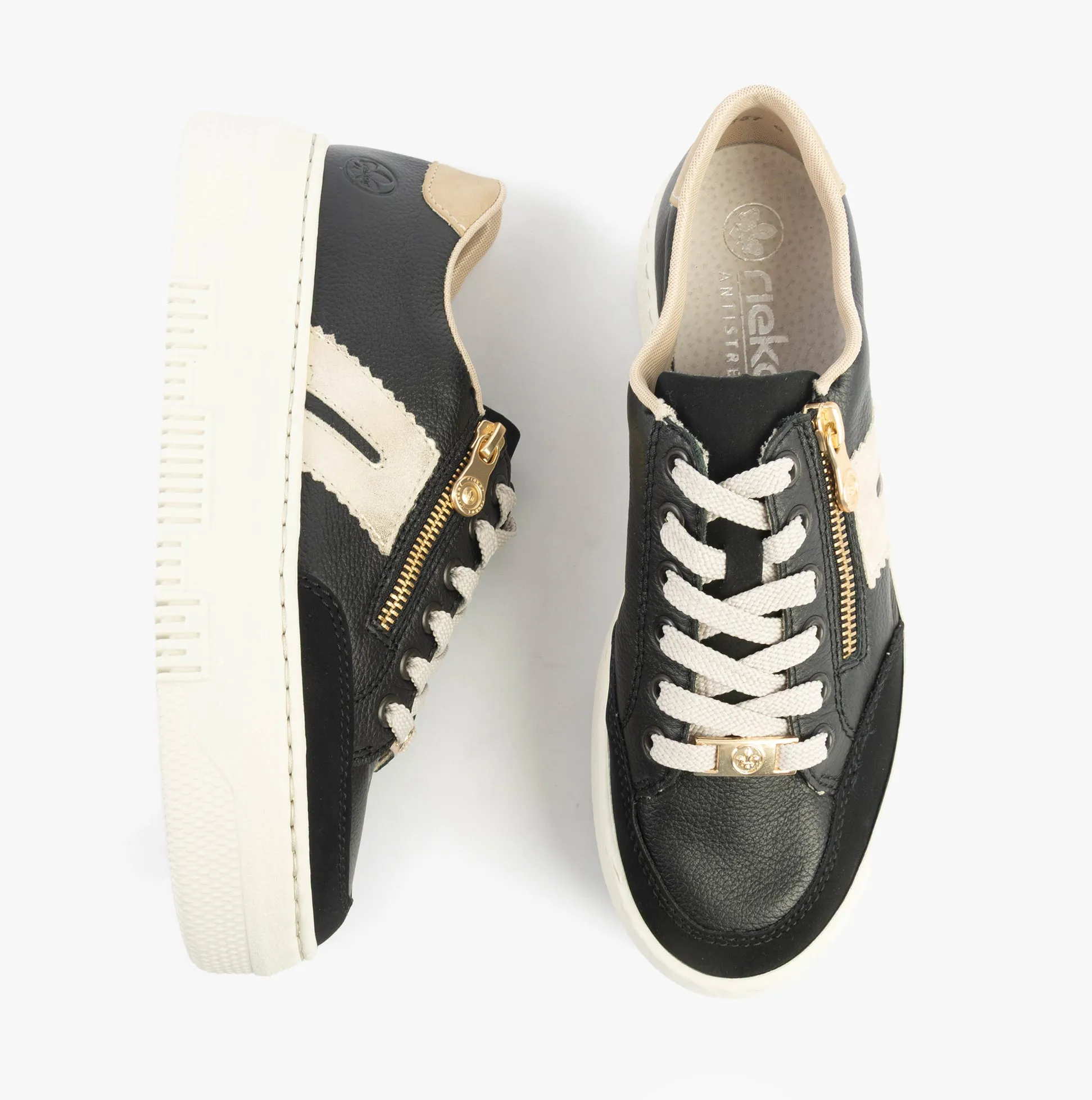 Rieker M1912-00 Womens Trainers Black sold by Shuperb product image thumbnail 2