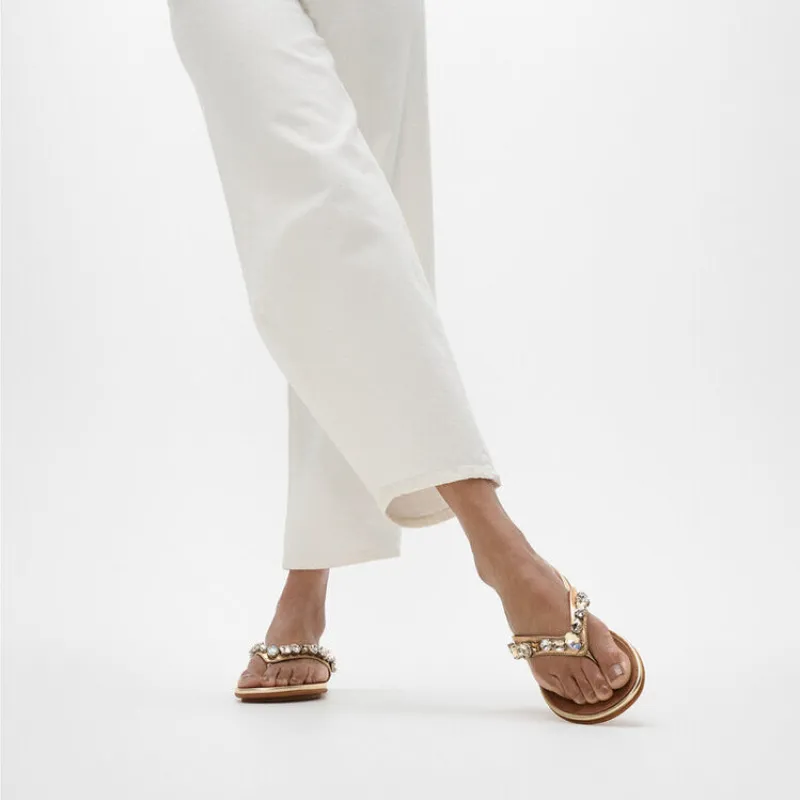 FitFlop GRACIE JEWEL-DELUXE Womens Flip Flops Platino sold by Shuperb