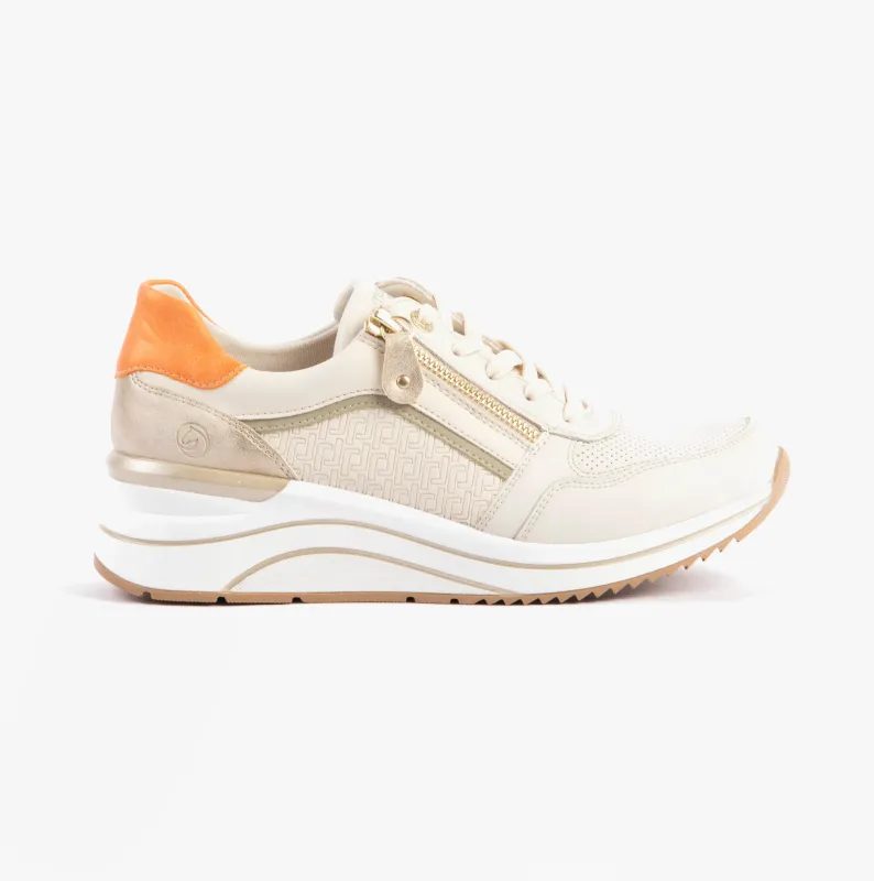 Remonte D0T10-80 Womens Shoes White Combination made by Remonte