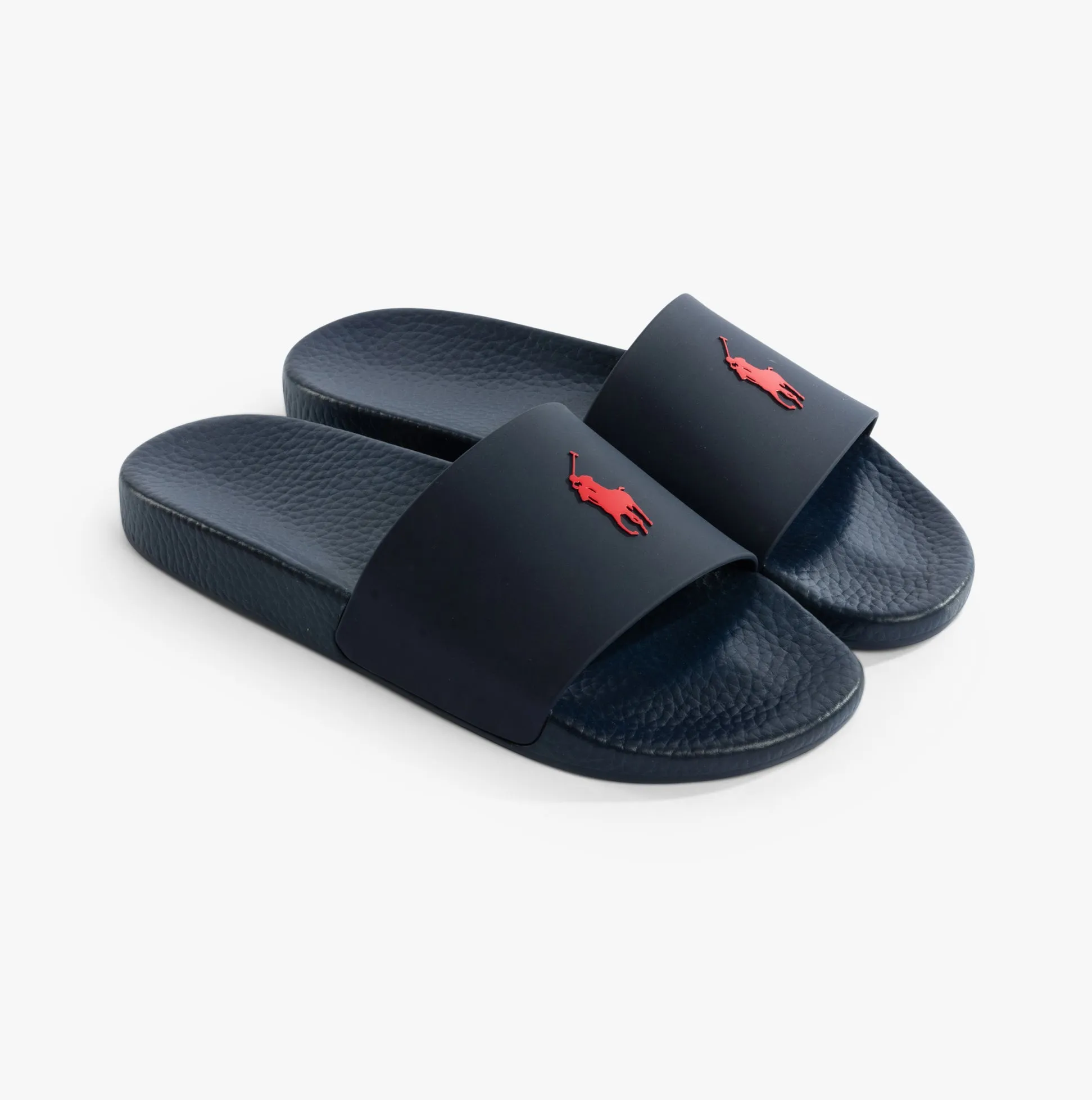 Polo Ralph Lauren POLO SLIDE Mens Sandals Navy/Red sold by Shuperb