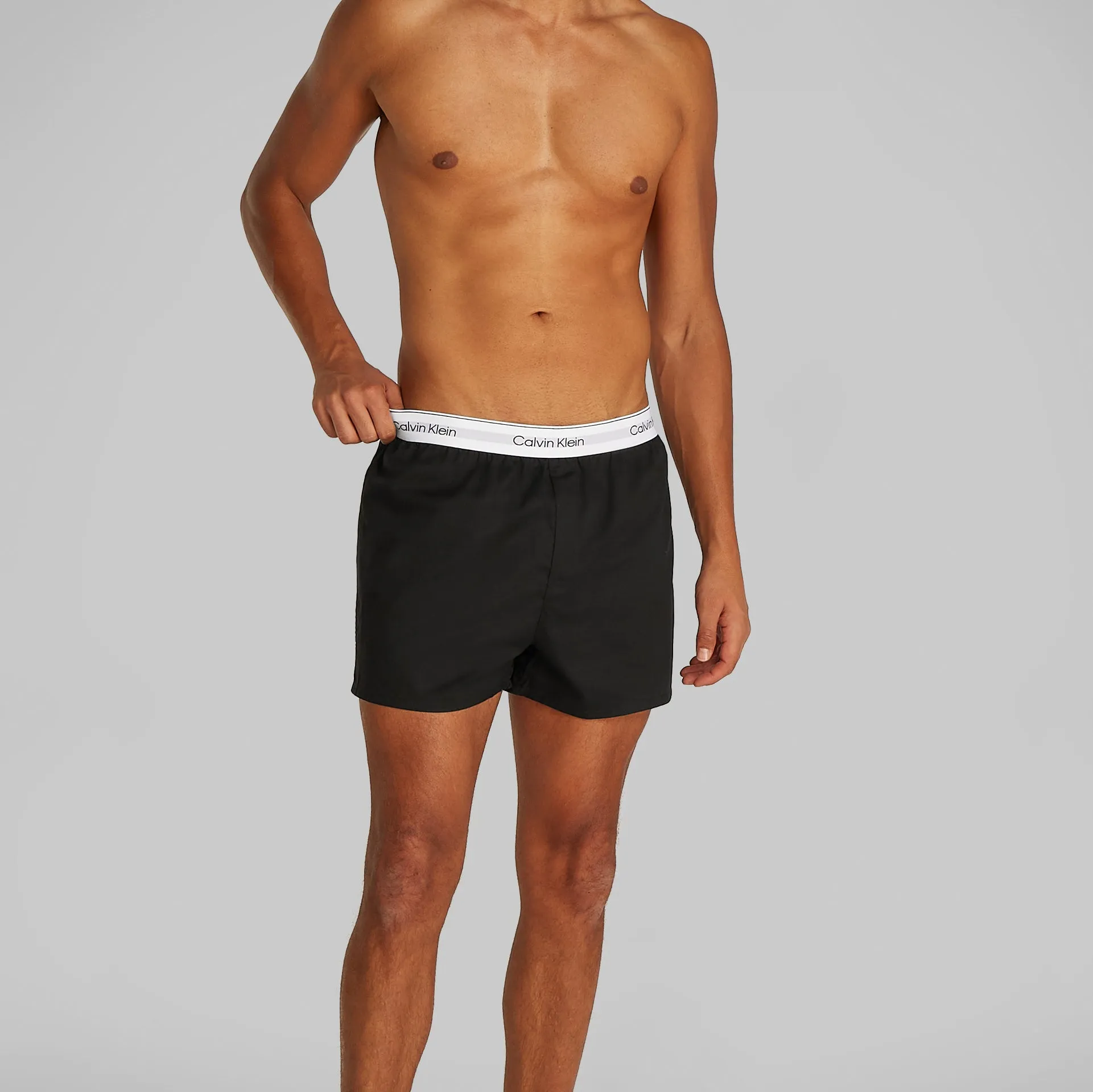 Calvin Klein BOXER SLIM 3 Pack Mens Black sold by Shuperb