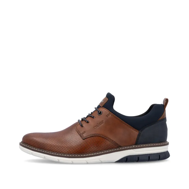 Rieker 14450-22 Mens Shoes Brown sold by Shuperb