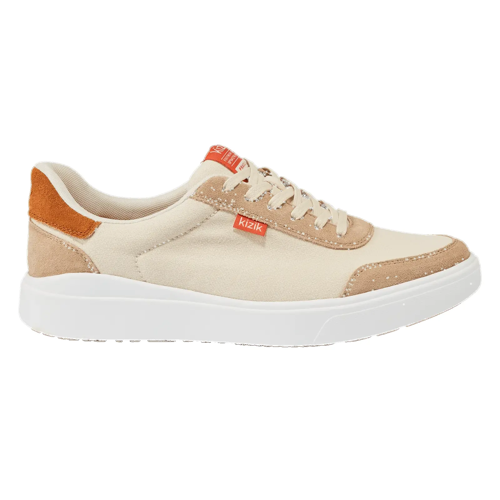 Kizik PRAGUE 2.0 Mens Trainers Whitecap Grey sold by Shuperb