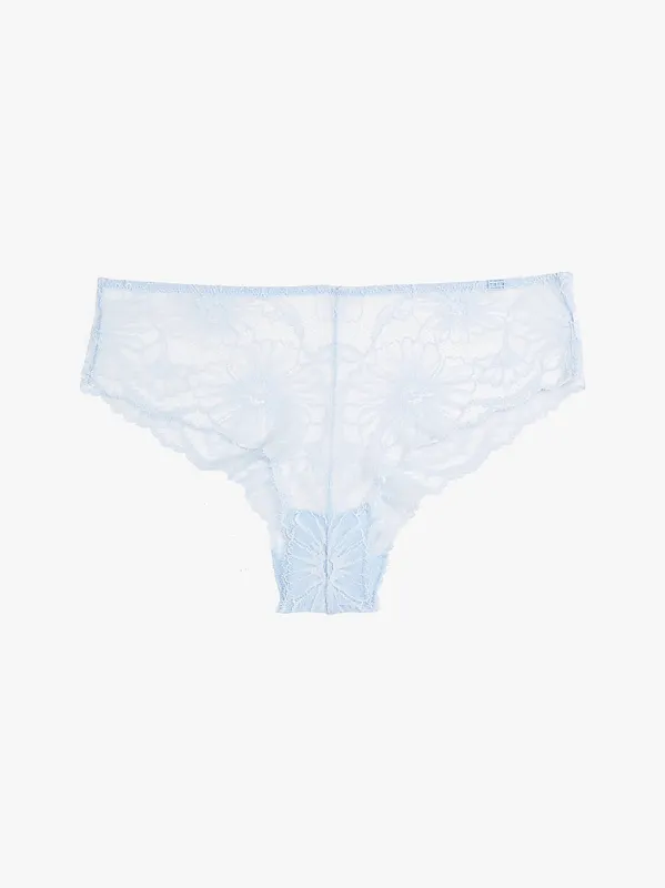 Tommy Hilfiger FLORAL LACE Womens Brazilian Briefs Sweet Blue sold by Shuperb