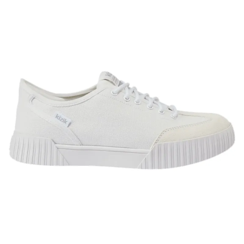 Kizik BROOKLYN Womens Trainers Bright White sold by Shuperb