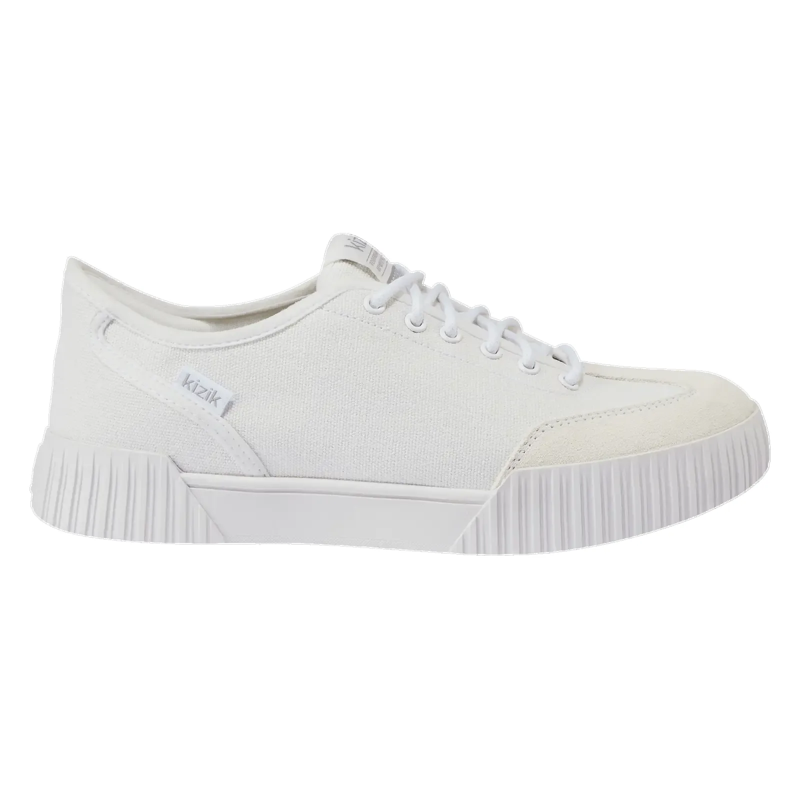 Kizik BROOKLYN Womens Trainers Bright White sold by Shuperb