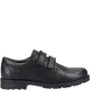 Hush Puppies BARRY Boys School Shoes Black sold by Shuperb