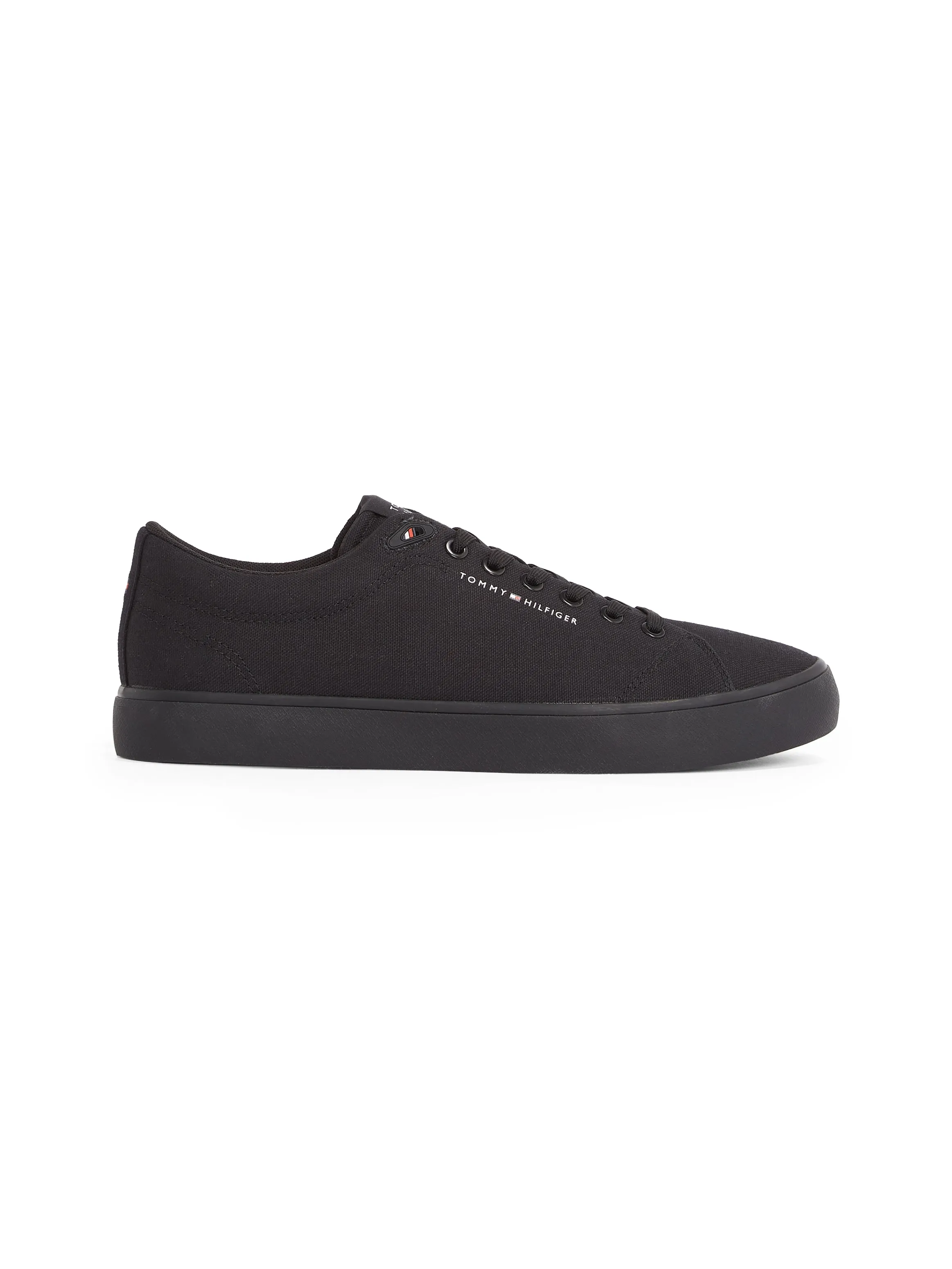 Tommy Hilfiger LOGO PATCH Mens Trainers Black sold by Shuperb