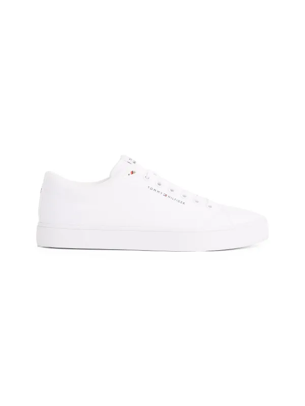 Tommy Hilfiger LOGO PATCH Mens Trainers White sold by Shuperb