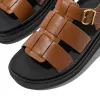 FitFlop GEN-FF LEATHER Womens Fisherman Sandals Deep Tan sold by Shuperb