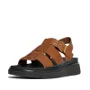 FitFlop GEN-FF LEATHER Womens Fisherman Sandals Deep Tan sold by Shuperb
