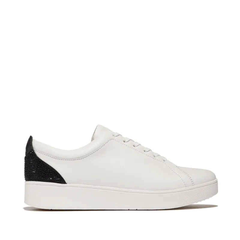 FitFlop RALLY CRYSTAL-BACKTAB Womens Trainers Black sold by Shuperb